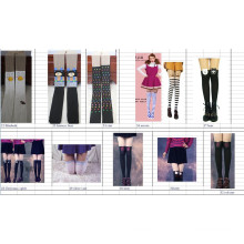2015 Japon Asie mode nouveau design Haute fausses épissures chaussettes tube pour la jambe sexuelle